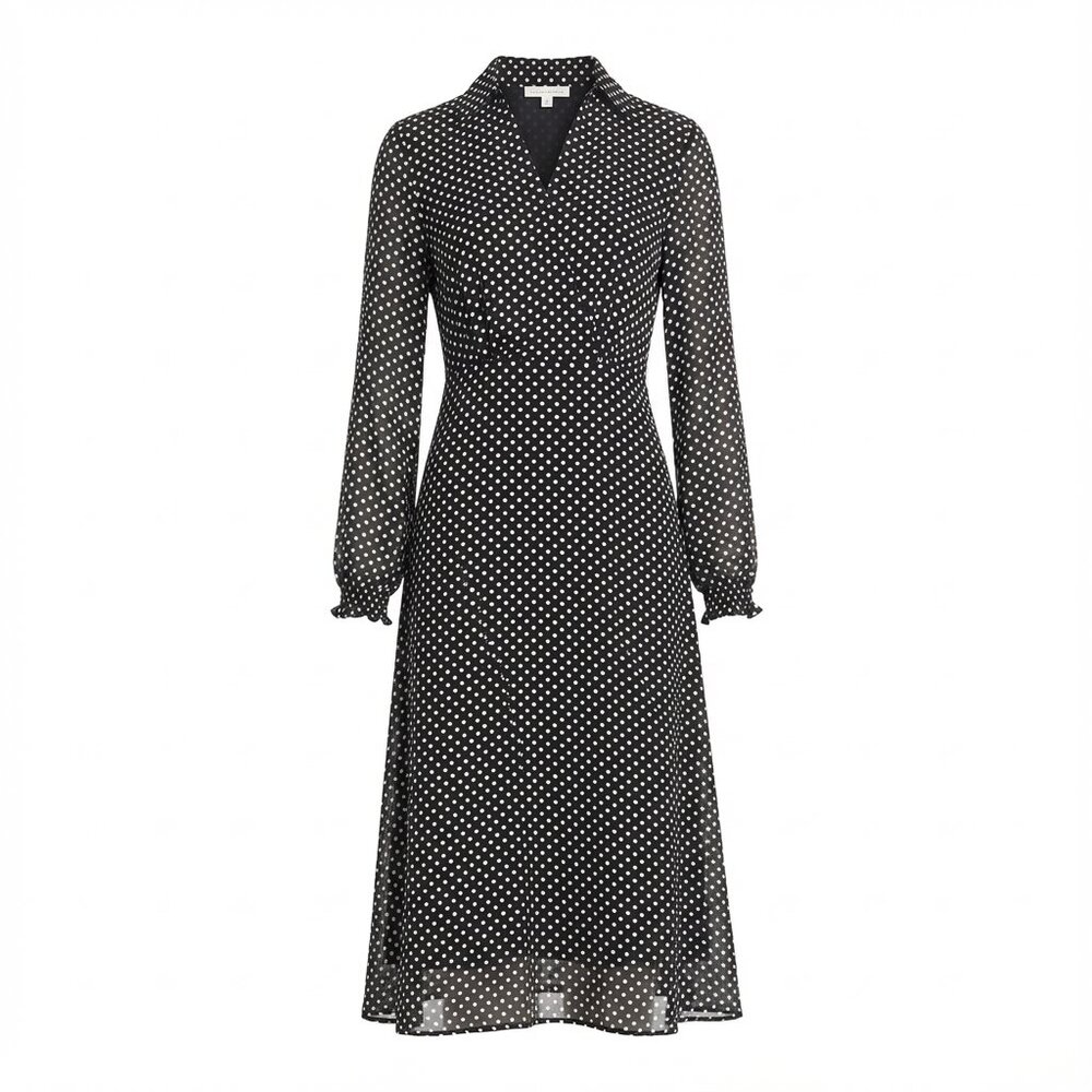Koko + Mason Women's V-Neck MIDI Dress | Elegant & Comfortable Day-to-Night